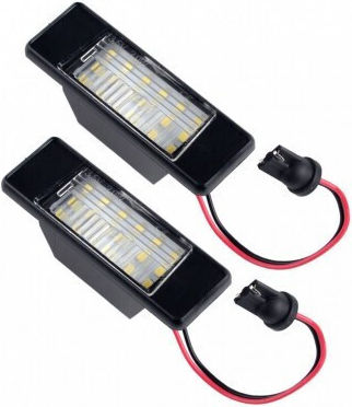 Φώτα Πινακίδας Led για Nissan Qashqai / Juke / X-Trail / NV200 / Primera 50000 2τμχ