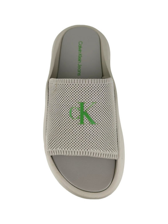 Calvin Klein Men's Flip Flops Green