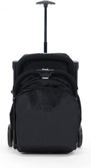 Asalvo Travel + Flight Baby Stroller Suitable from 6+ Months Black Aqua