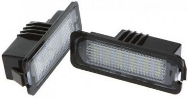 Lumini pentru plăcuțele de înmatriculare Lumini LED pentru Skoda Superb Volkswagen Eos / Passat / Passat CC / Scirocco Porsche Boxster / Carrera GT 2buc