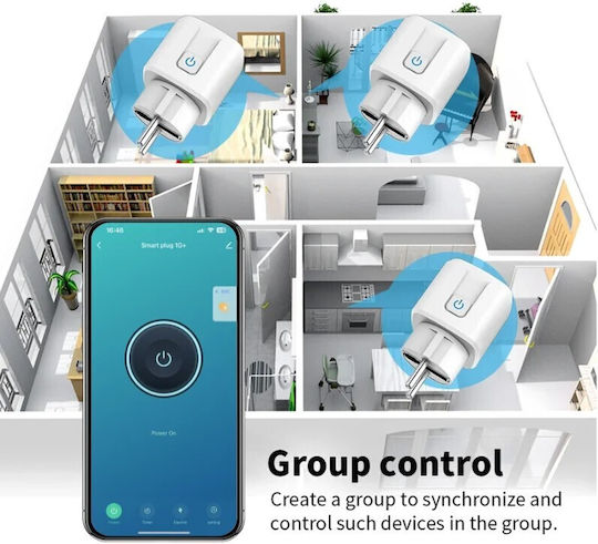 Smart Single Socket with Switch Brown