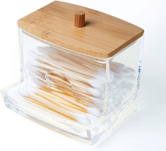 Cotton Holder Plastic Transparent