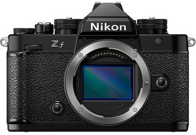 Nikon Mirrorless Φωτογραφική Μηχανή Z f Full Frame Body Black