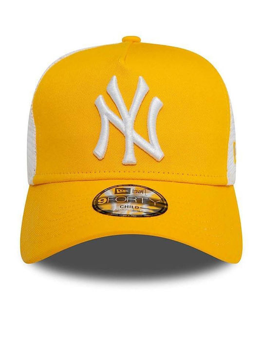 New Era Παιδικό Καπέλο Jockey Υφασμάτινο League Ess Κίτρινο