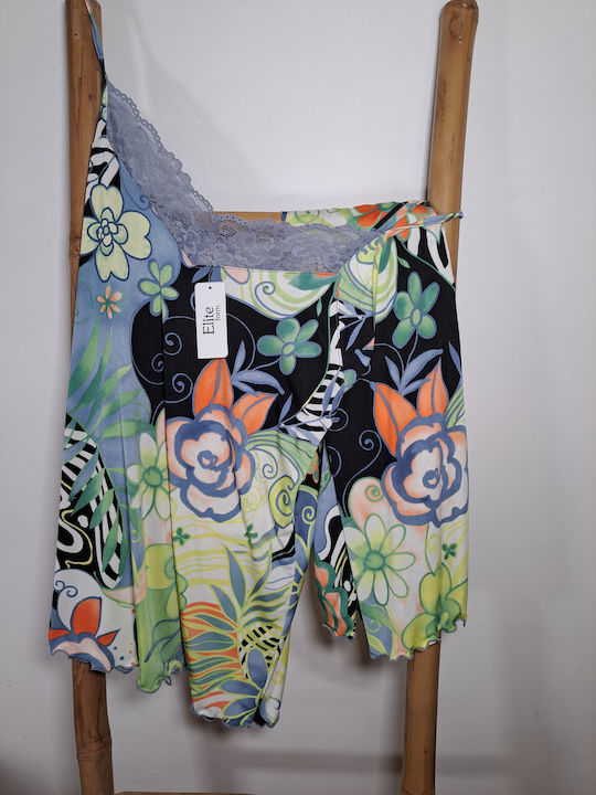 Elite Sommer Damen Pyjama-Set Grün