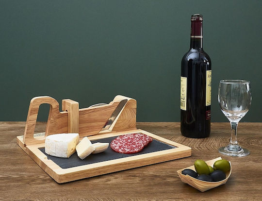 Cook Concept Επιφάνεια Κοπής Ξύλινη Μαύρη 29.2x28.7cm