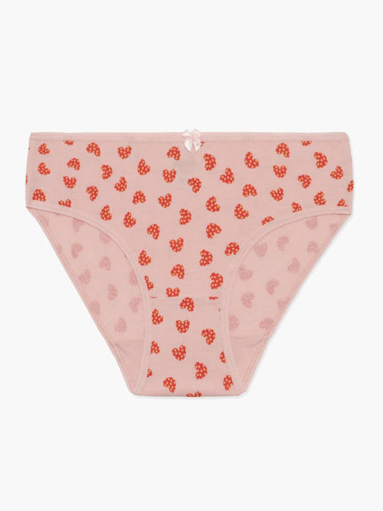 Minerva Love Kids' Set with Briefs Coral-yellow 3pcs