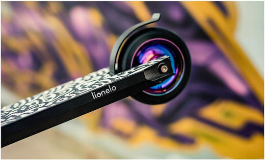 Lionelo Scuter Copii Whizz 2 Roți Freestyle Negru Verde Lămâie