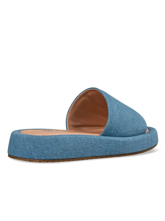 Envie Shoes Damen Flache Sandalen in Blau Farbe