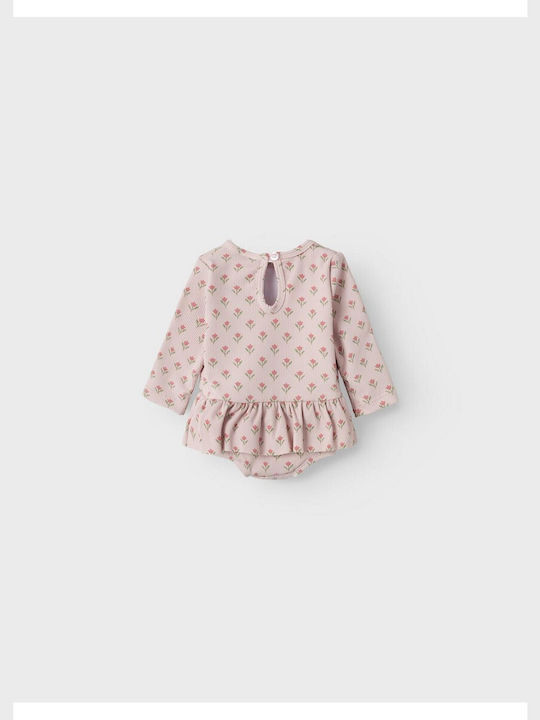 Lil' Atelier Îmbrăcăminte de Înot pentru Copii Costum Întreg cu Mâneci Lungi PINK