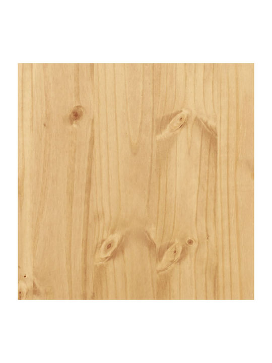 Nachttisch Metall Beige 45x35x64cm