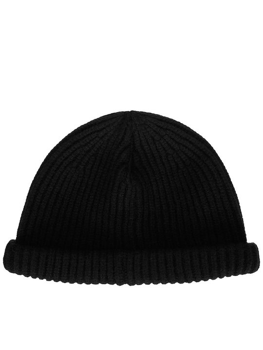 Beanie Unisex Beanie Gestrickt in Schwarz Farbe