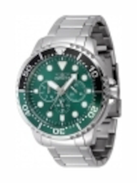 Invicta Invicta Pro Diver Ρολόι Μπαταρίας με Μεταλλικό Μπρασελέ Invicta Invicta Pro Diver Ρολόι Μπαταρίας με Μεταλλικό Μπρασελέ