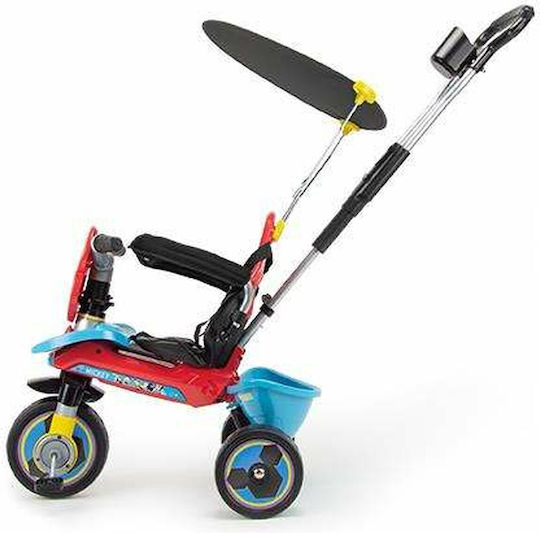 Injusa Παιδικό Τρίκυκλο Ποδήλατο mit Aufbewahrungsmöglichkeit, Elternlenkung & Zelt Baby Mickey für 12+ Monate Mehrfarbig