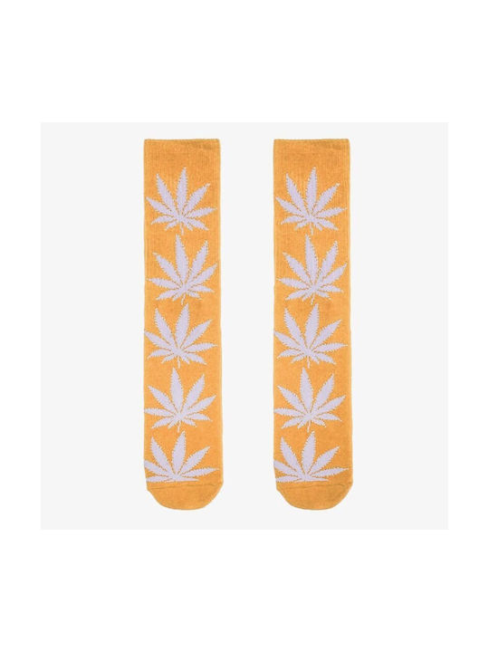 HUF Plantlife Men's Socks MINERAL YELLOW SK00298-MYEL