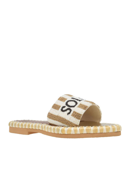 123_24 Soleil Soleil Sandalen De Siena Gold Leder