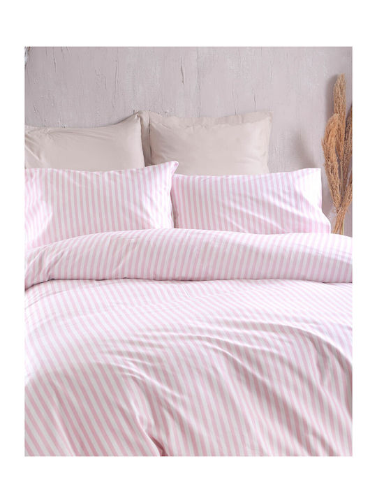 Rythmos Duvet Set Single 160x240cm Eloise Pink 2pcs