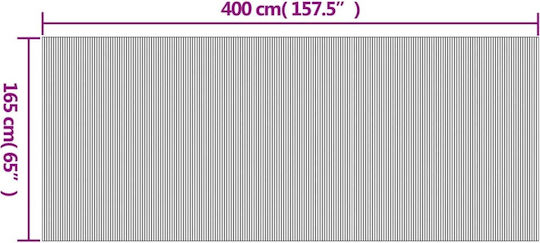 vidaXL Διακοσμητικό Παραβάν από Μπαμπού 165x165cm