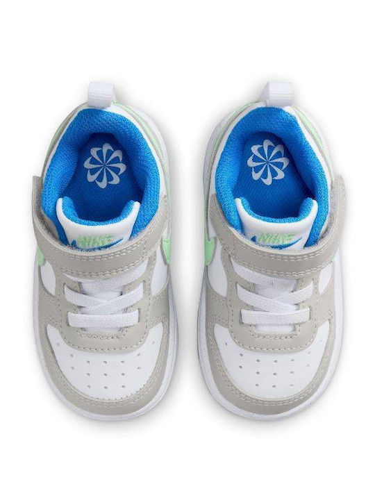 Court Borough Παιδικά Sneakers με Σκρατς Λευκά DV5458-005