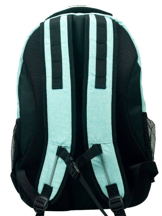 No Fear School Bag Backpack Elementary, Elementary Turquoise with Water Bottle Holder
