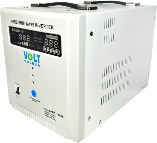 Volt Polska Sinus PRO 1500 E UPS 1500VA 1500W με 2 Schuko Πρίζες