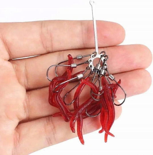 Künstlicher Köder 3.5cm Red Set 100Stück