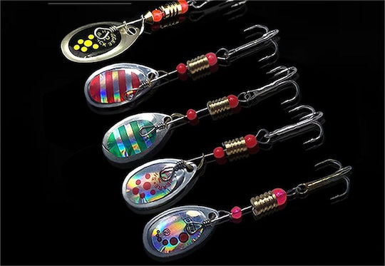 Künstliche Köder Löffel 6cm/3g Grau Set 16Stück