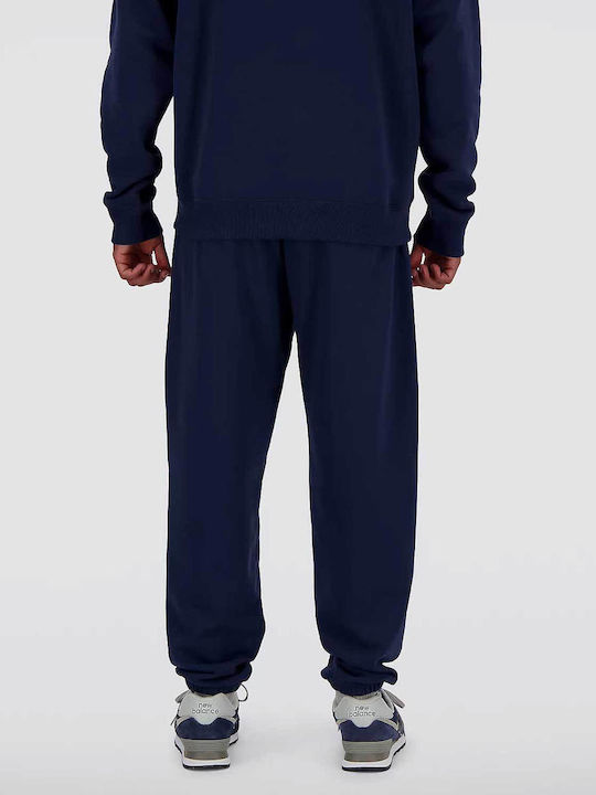 New Balance Men's Sweatpants with Rubber Blue