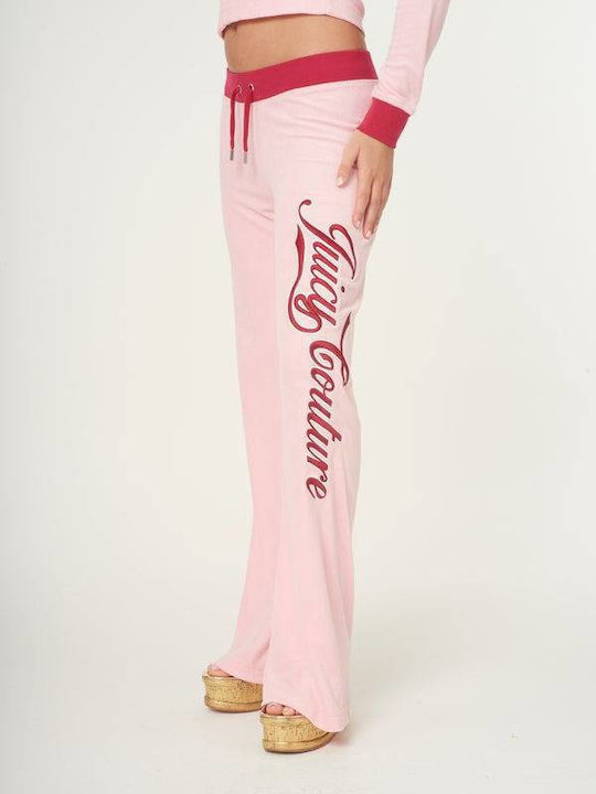 Juicy Couture Παντελόνι Γυναικείας Φόρμας Candy Pink