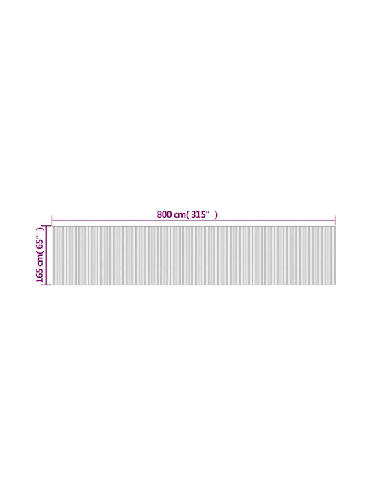 vidaXL Dekorativer Raumteiler aus Bambus 165x165cm
