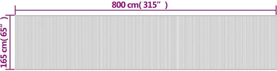 vidaXL Διακοσμητικό Παραβάν από Μπαμπού 165x165cm