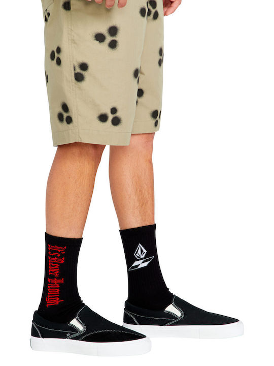 Volcom Schroff X Volcom Ανδρικές Κάλτσες Μαύρο