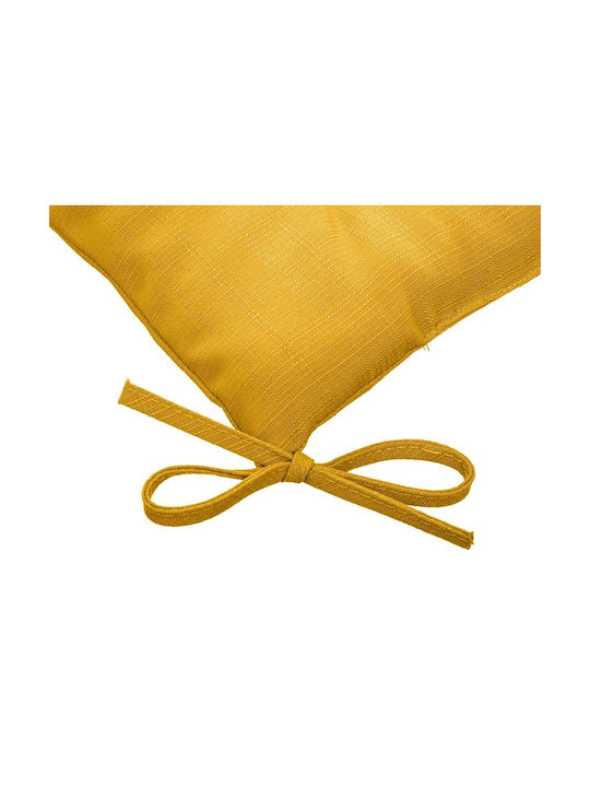Mustard Αδιάβροχο Μαξιλάρι Καρέκλας Κήπου Mustard Yellow 40x40εκ.