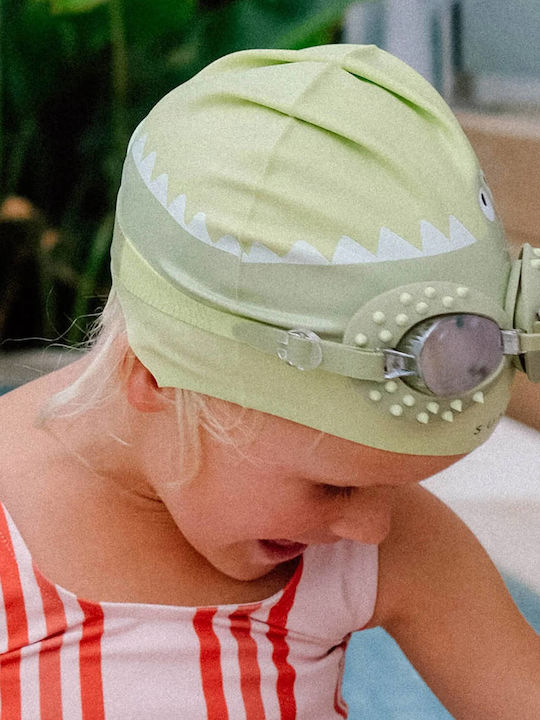 Sunnylife Schwimmkappe Kinder Grün