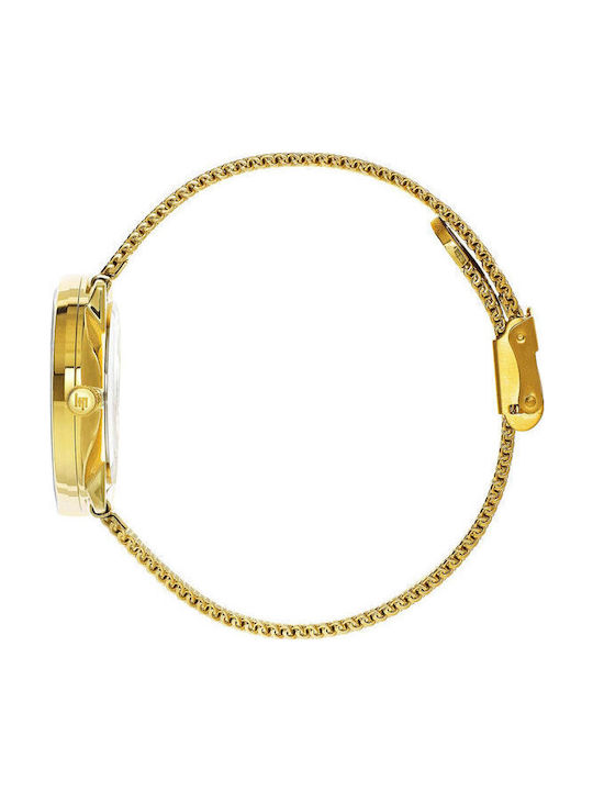 Lip Watches Dauphine Ρολόι Μπαταρίας με Μεταλλικό Μπρασελέ