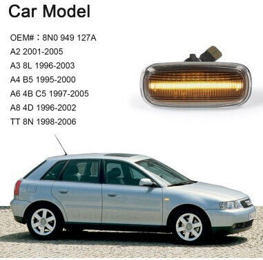 Audi Flash Lumini LED pentru Audi A2 / A3 / A4 / A6 / A8 / Magazin online Citroen C5 2buc