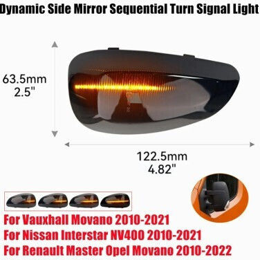 Renault Blitzlicht LED für Nissan Interstar / NV400 Opel Movano Renault Haupt- 2Stück