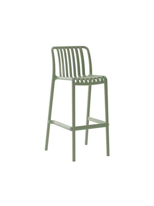 Hocker für Bar Für den Außenbereich aus Polypropylen Moda Green 1Stück 38x47x75cm