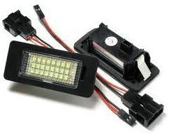 Lumini pentru plăcuțele de înmatriculare Lumini LED pentru Audi A4 / Magazin online / A1 Seat Ibiza Volkswagen Passat Porsche Panamera 2010 2buc