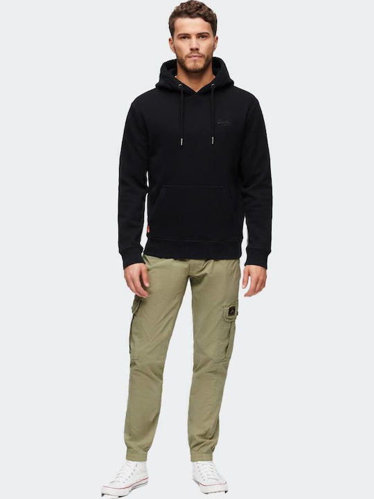 Ovin Trousers Cargo Elastic in Slim Fit Khaki