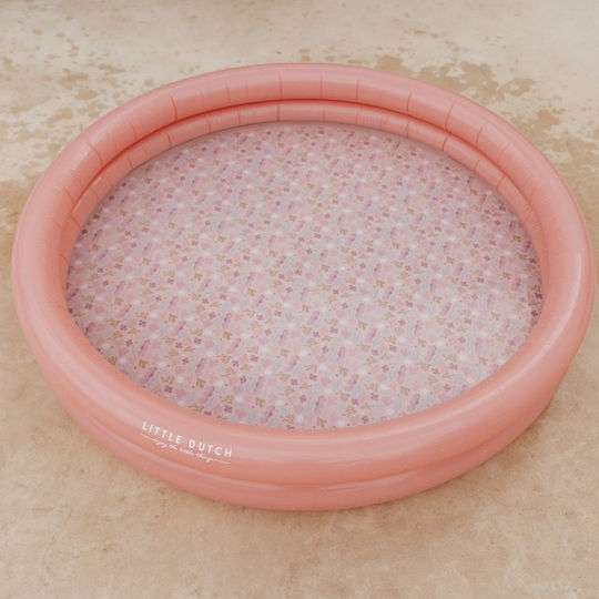 Little Dutch Ocean Dreams Children's Round Inflatable PVC Swimming Pool Pink