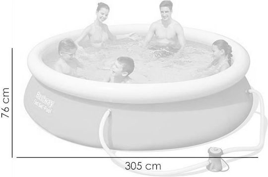 Bestway Round PVC Swimming Pool 3,638lt Inflatable Blue
