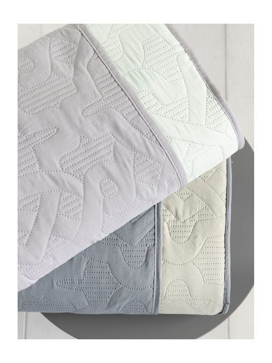 Nima Avana Coverlet Single Microfiber Light Mint / Gray Lilac 160x240cm