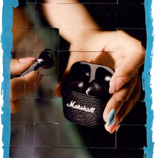 Marshall Minor IV Earbud Bluetooth Handsfree Ακουστικά με Αντοχή στον Ιδρώτα και Θήκη Φόρτισης Μαύρα