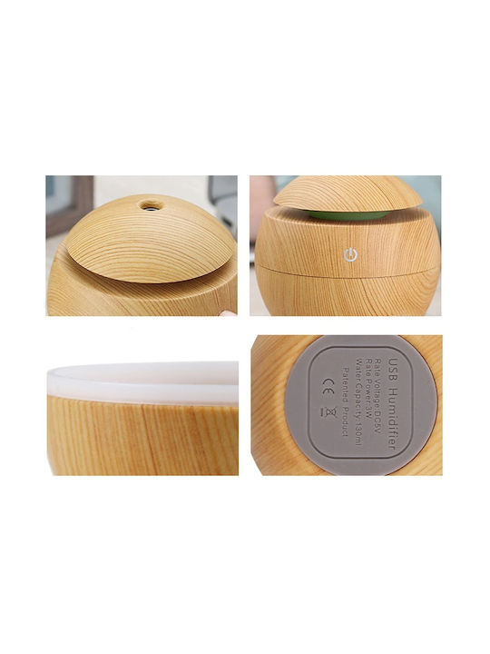 Aromatherapy Led Συσκευή Αρωματοθεραπείας Υπερήχων με Χρονοδιακόπτη 200ml E135