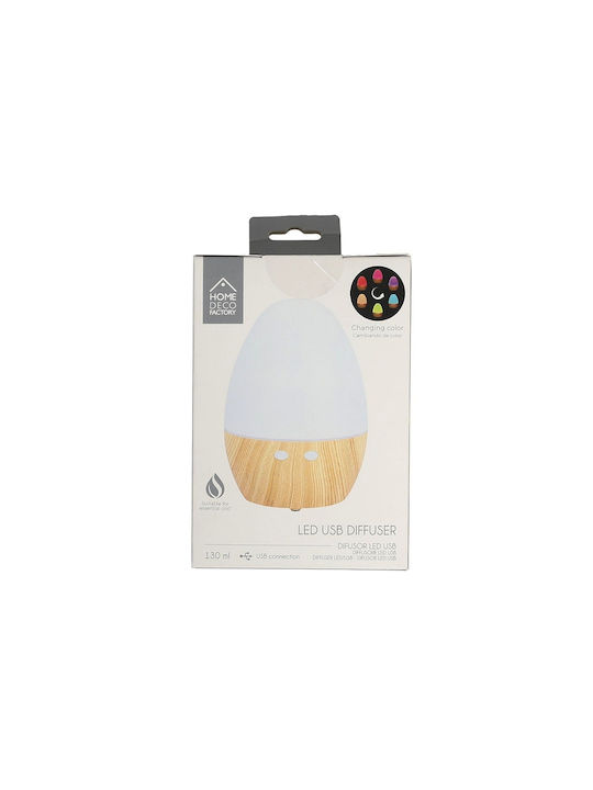 The Home Deco Factory LED Устройство за ароматерапия Бял 130мл VE12003