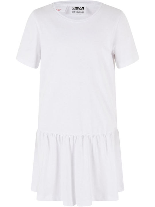 Urban Classics Kids Dress White, Black