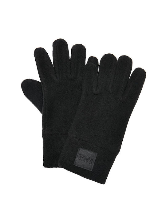 Urban Classics Kids Beanies Set with Gloves Fleece Black