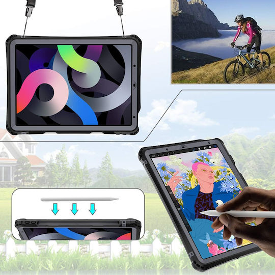 Shellbox Αδιάβροχη Μαύρη (iPad Air 2020/2022)