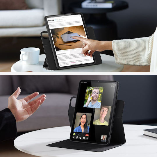 ESR Rebound Hybrid Umschlag Rückseite Robust Schware (iPad Pro 2024 11")